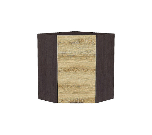 Шкаф верхний угловой Терра, цвет: Ель Карпатская