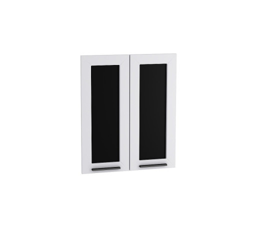 Комплект фасадов Глетчер со стеклом для каркаса Ф-45Н В609, цвет: Гейнсборо Силк