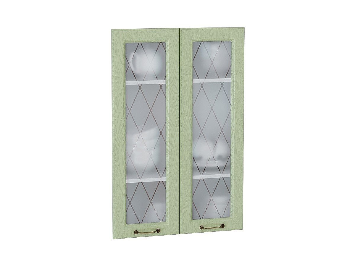 Комплект фасадов Ницца со стеклом для каркаса Ф-45Н В609, цвет: Дуб оливковый Комплект фасадов Ницца со стеклом для каркаса Ф-45Н В609, цвет: Дуб оливковый