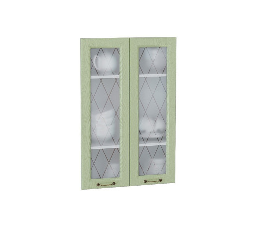 Комплект фасадов Ницца со стеклом для каркаса Ф-45Н В609, цвет: Дуб оливковый