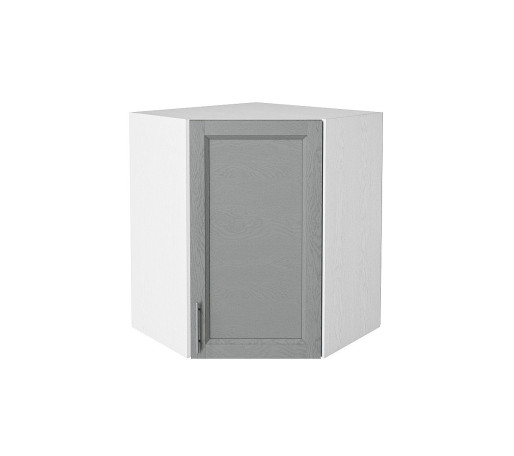 Шкаф верхний угловой Сканди, цвет: Grey Softwood