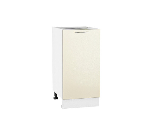 Шкаф нижний с 1-ой дверцей Валерия-М, цвет: Бежевый металлик