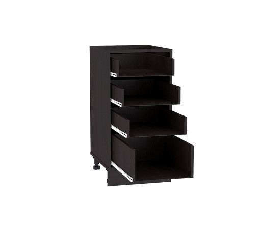 Каркас нижнего шкафа с 4-мя ящиками Н 404, цвет: Венге