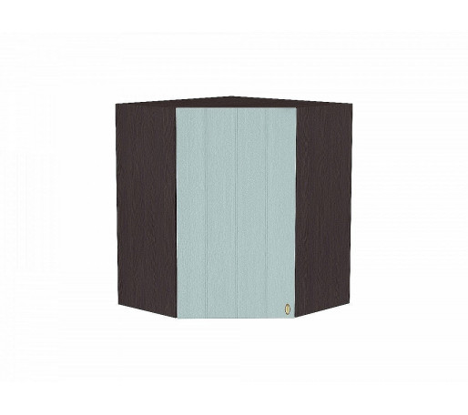 Шкаф верхний угловой Прованс, цвет: Голубой