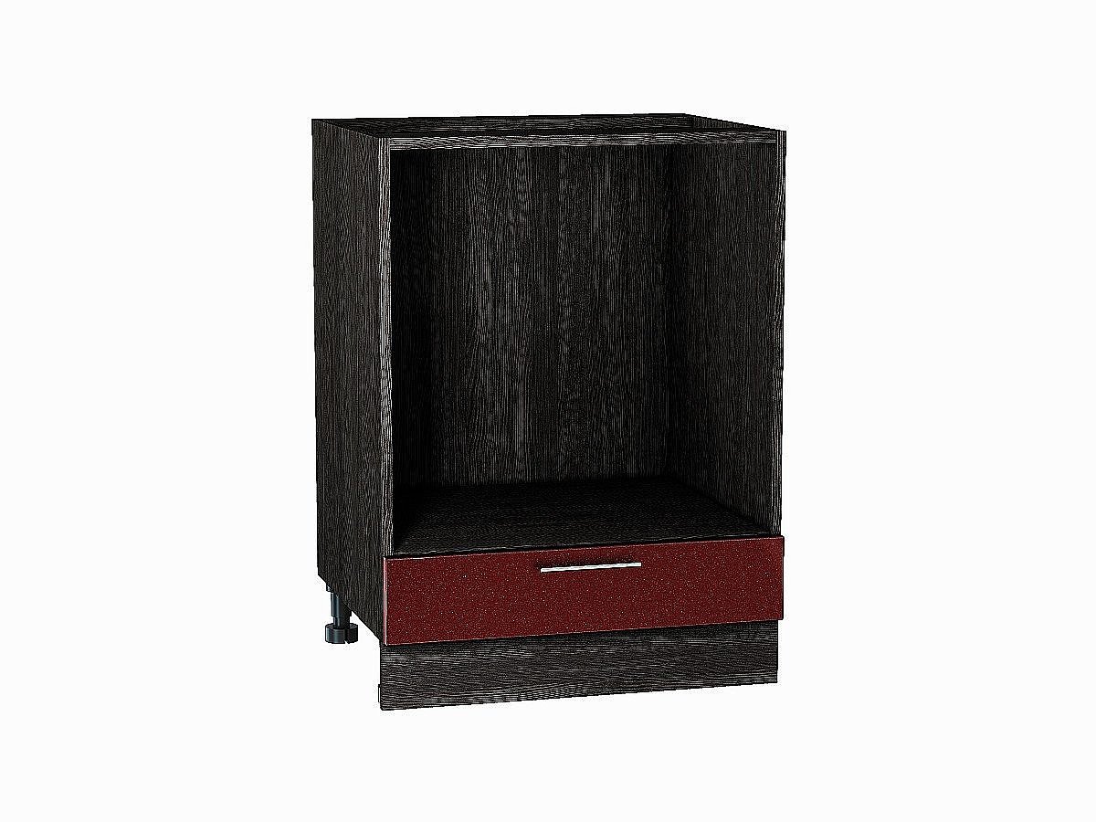 Шкаф нижний под духовку Валерия-М, цвет: Гранатовый металлик Шкаф нижний под духовку Валерия-М, цвет: Гранатовый металлик