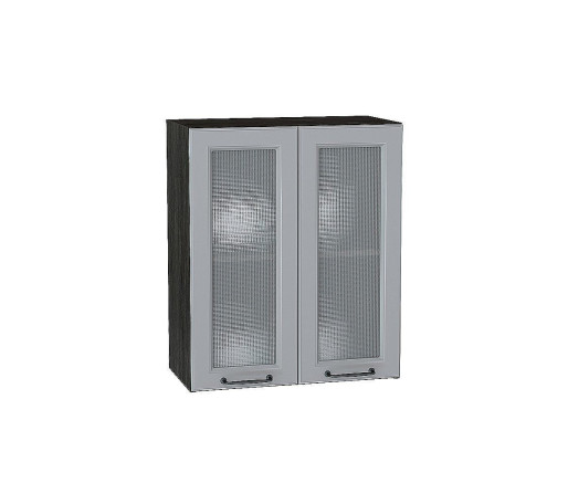 Шкаф верхний с 2-мя остекленными дверцами Ницца, цвет: Magnum