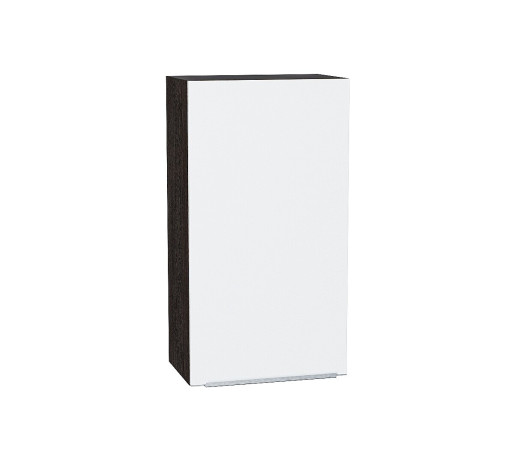 Шкаф верхний с 1-ой дверцей Фьюжн, цвет: Silky White