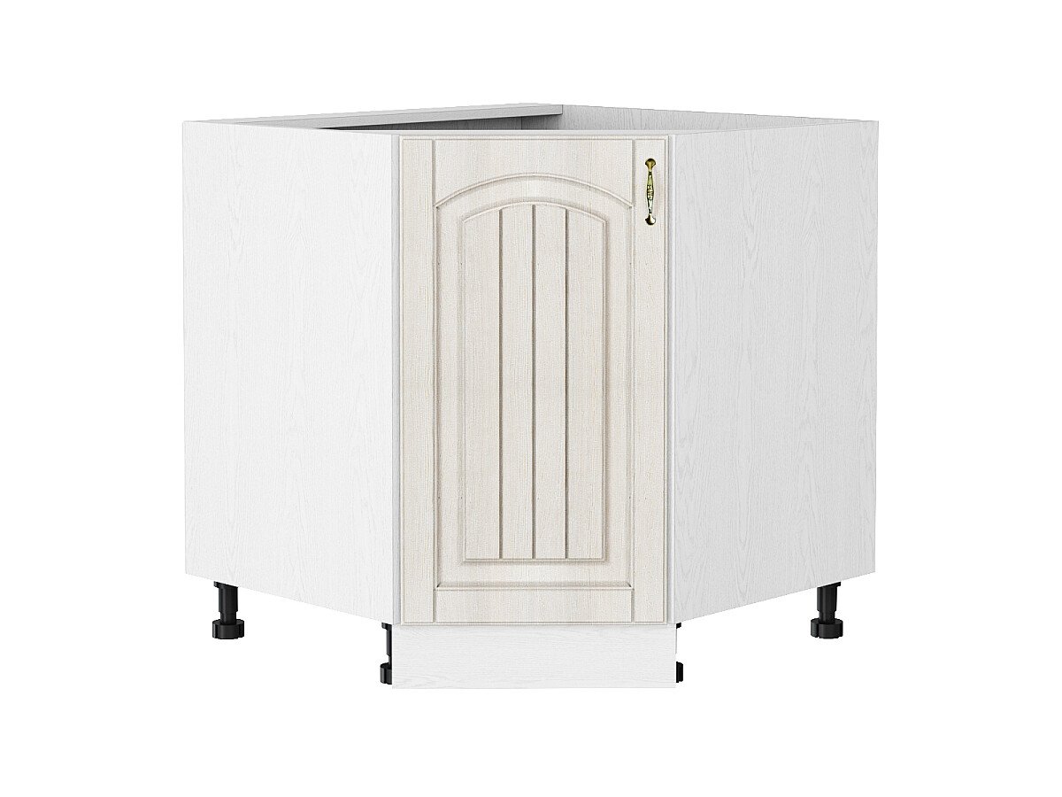 Шкаф нижний угловой (трапеция) Верона L, цвет: Ясень золото Шкаф нижний угловой (трапеция) Верона L, цвет: Ясень золото