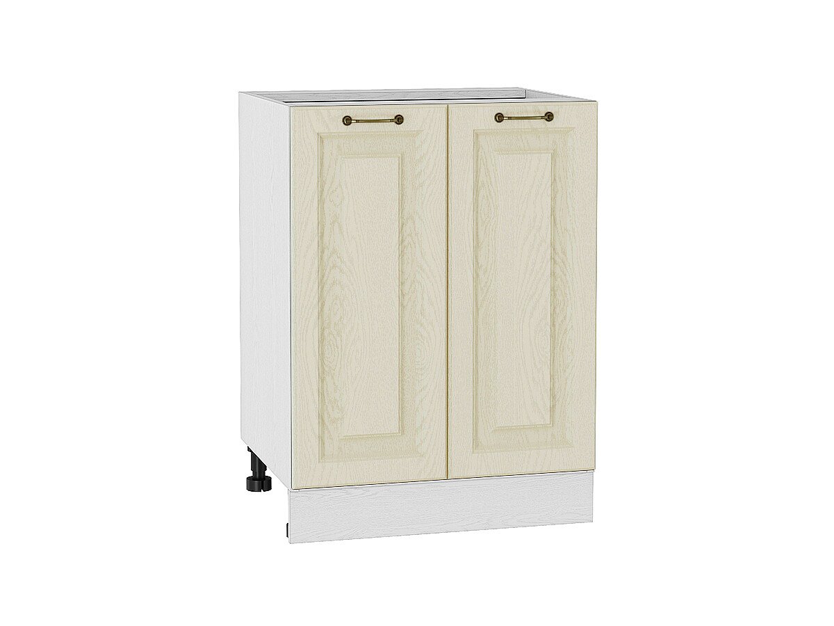 Шкаф нижний с 2-мя дверцами Ницца, цвет: Дуб крем Шкаф нижний с 2-мя дверцами Ницца, цвет: Дуб крем