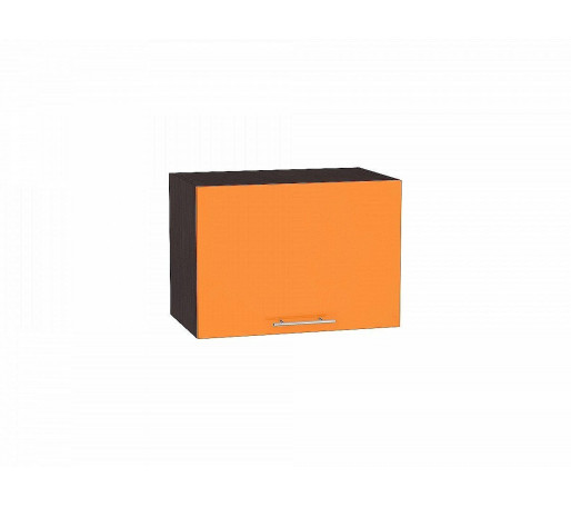 Шкаф верхний горизонтальный Валерия-М, цвет: Оранжевый глянец