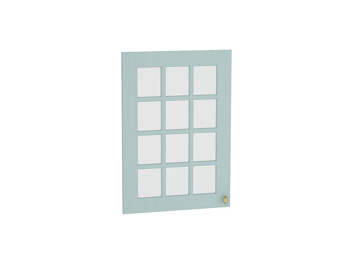 Комплект фасадов Прованс со стеклом для каркаса Ф-35Н В509, цвет: Голубой Комплект фасадов Прованс со стеклом для каркаса Ф-35Н В509, цвет: Голубой