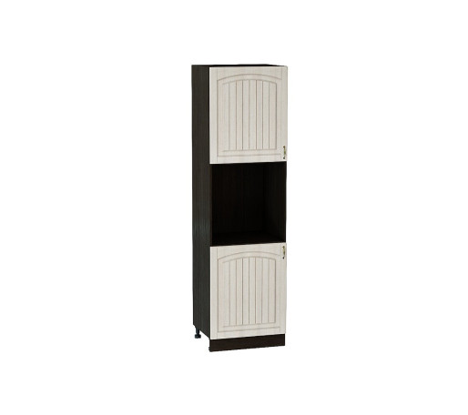 Шкаф пенал с 2-мя дверцами под технику Верона L, цвет: Ясень золото