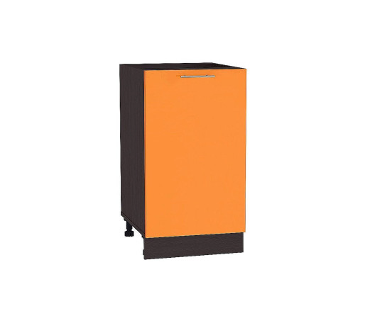 Шкаф нижний с 1-ой дверцей Валерия-М, цвет: Оранжевый глянец