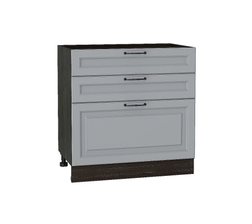 Шкаф нижний с 3-мя ящиками Ницца, цвет: Magnum