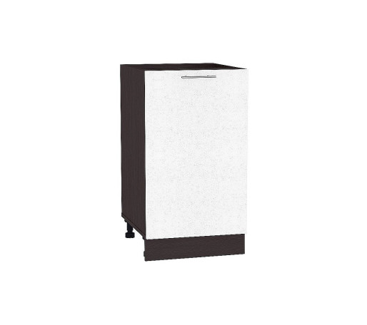 Шкаф нижний с 1-ой дверцей Валерия-М, цвет: Белый металлик