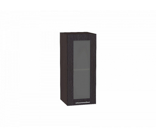 Шкаф верхний с 1-ой остекленной дверцей Валерия-М, цвет: Венге