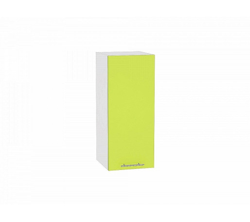 Шкаф верхний с 1-ой дверцей Валерия-М, цвет: Лайм глянец