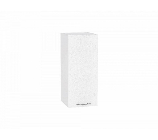 Шкаф верхний с 1-ой дверцей Валерия-М, цвет: Белый металлик