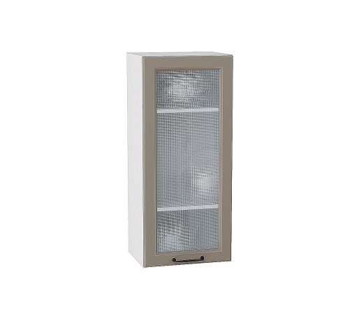 Шкаф верхний с 1-ой остекленной дверцей Ницца, цвет: Omnia