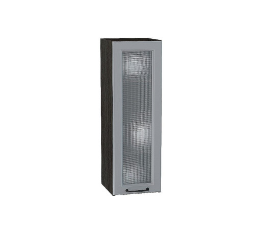 Шкаф верхний с 1-ой остекленной дверцей Ницца, цвет: Magnum