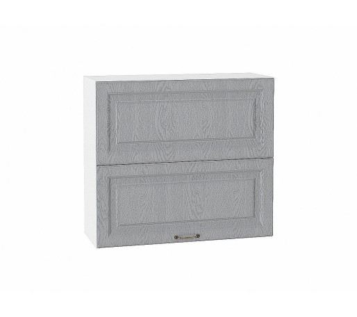 Шкаф верхний горизонтальный с подъемным механизмом Ницца, цвет: Дуб серый