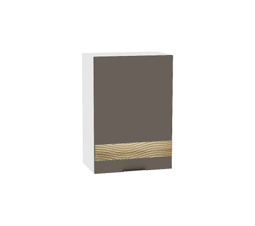 Шкаф верхний с 1-ой дверцей Терра DL, цвет: Смоки Софт