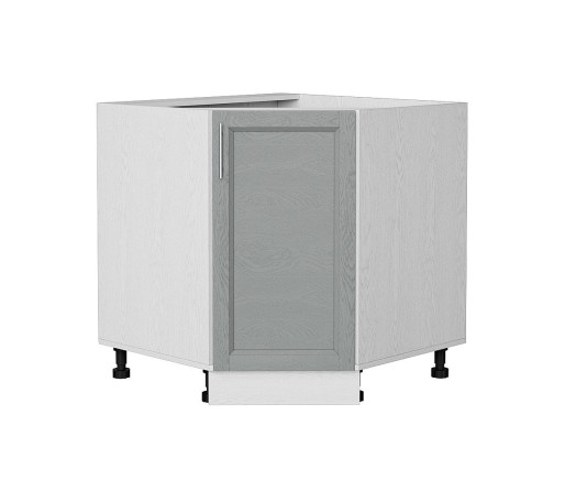 Шкаф нижний угловой (трапеция) Сканди, цвет: Grey Softwood