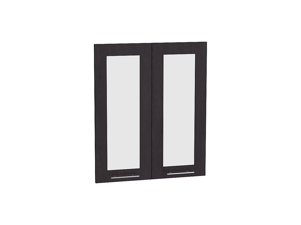 Комплект фасадов Валерия-М со стеклом для каркаса Ф-45Н В609, цвет: Венге Комплект фасадов Валерия-М со стеклом для каркаса Ф-45Н В609, цвет: Венге