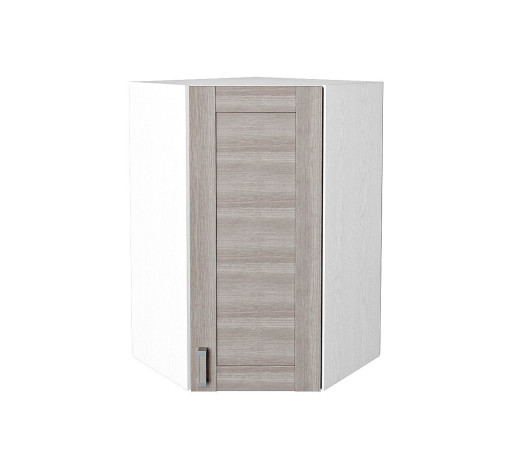 Шкаф верхний угловой Лофт, цвет: Cappuccino Veralinga