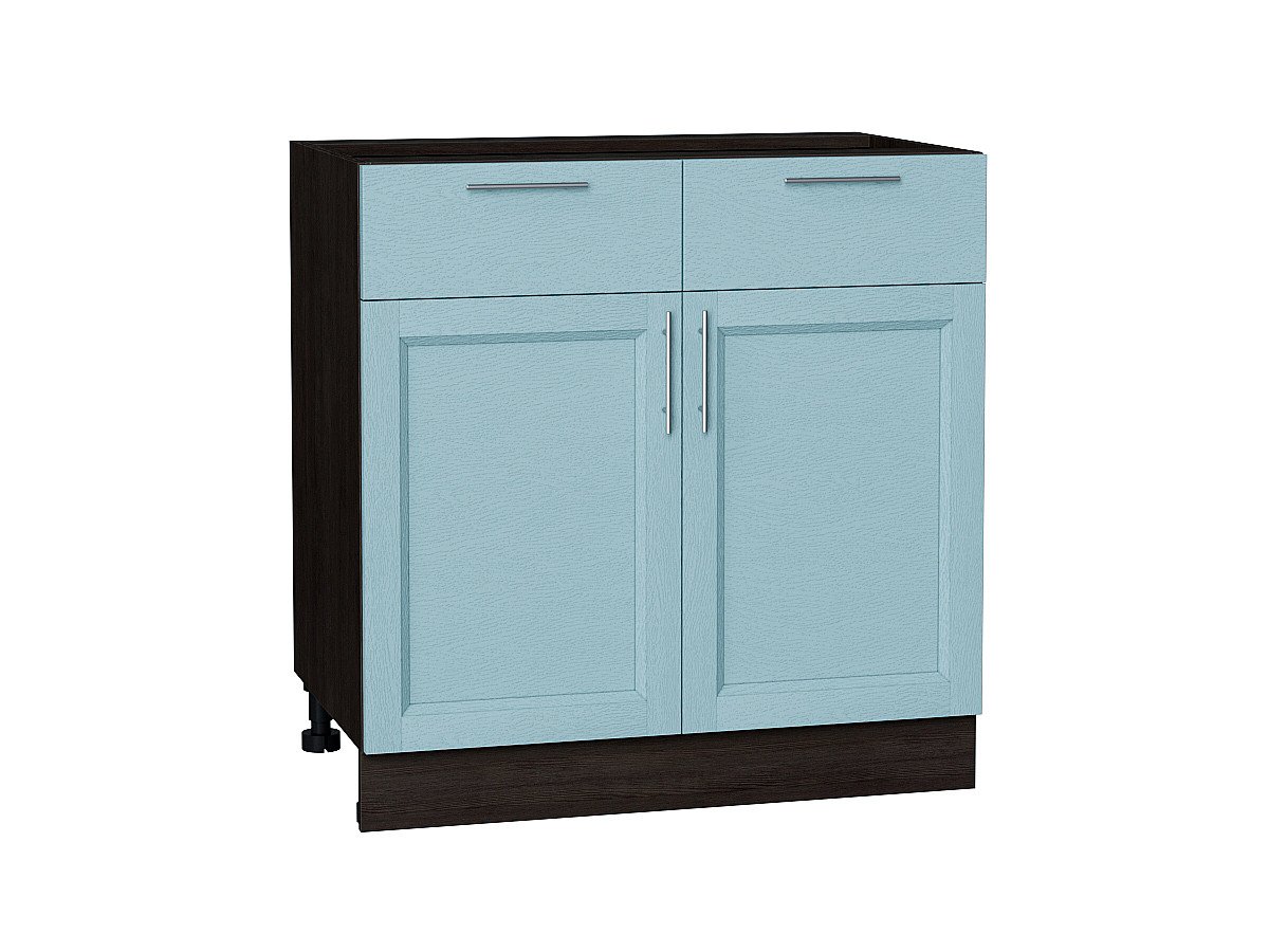 Шкаф нижний с 2-мя дверцами и 2-мя ящиками Сканди, цвет: Sky Wood Шкаф нижний с 2-мя дверцами и 2-мя ящиками Сканди, цвет: Sky Wood