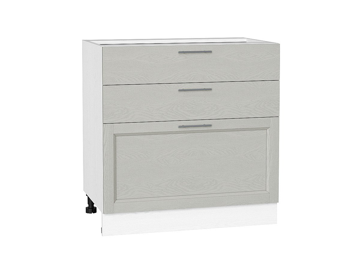 Шкаф нижний с 3-мя ящиками Сканди, цвет: Cappuccino Softwood Шкаф нижний с 3-мя ящиками Сканди, цвет: Cappuccino Softwood