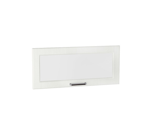 Комплект фасадов Прага со стеклом для каркаса Ф-88 ВГ800, цвет: Белое дерево