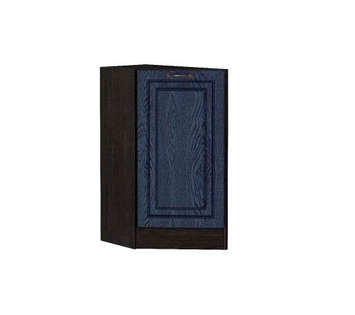 Шкаф нижний торцевой Ницца, цвет: Дуб синий