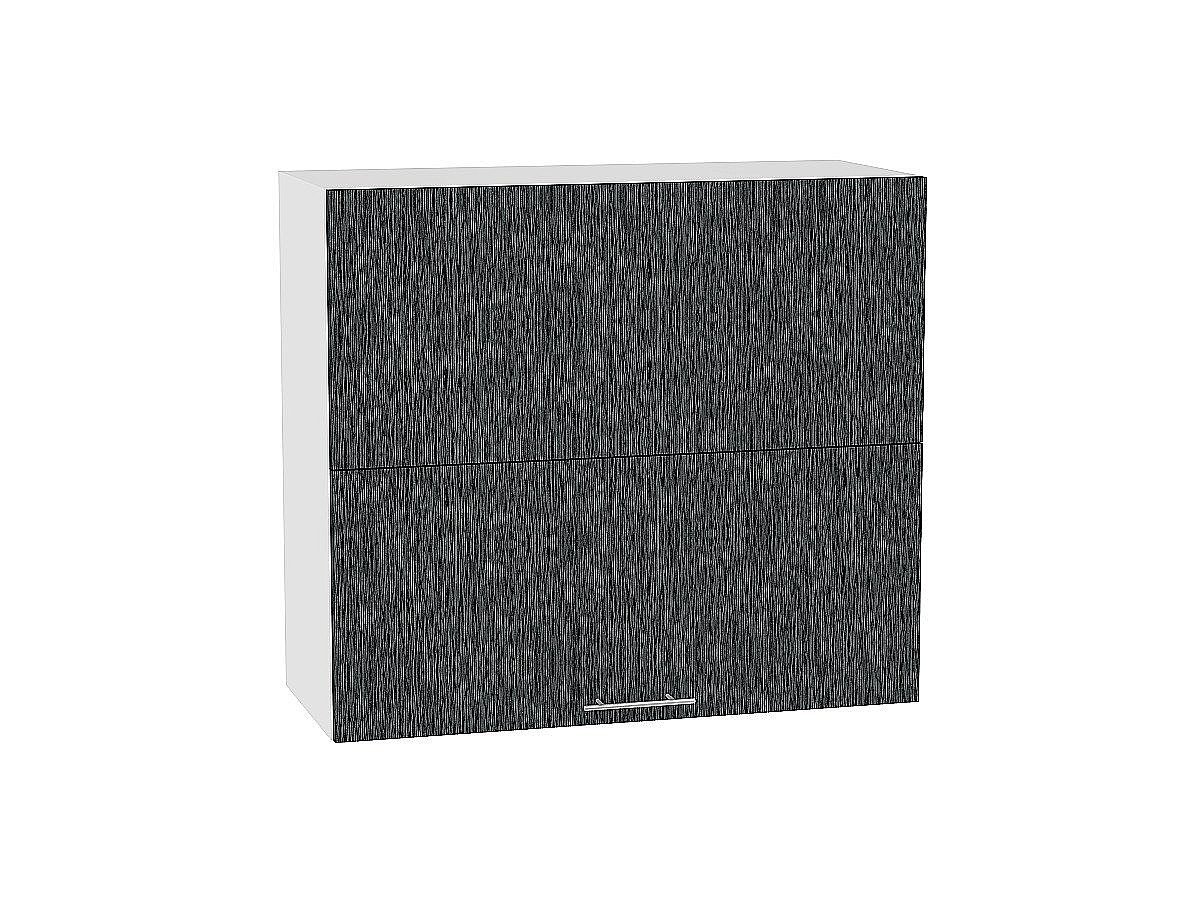 Шкаф верхний горизонтальный с подъемным механизмом Валерия-М, цвет: Черный металлик дождь Шкаф верхний горизонтальный с подъемным механизмом Валерия-М, цвет: Черный металлик дождь