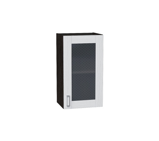 Шкаф верхний с 1-ой остекленной дверцей Лофт, цвет: Snow Veralinga