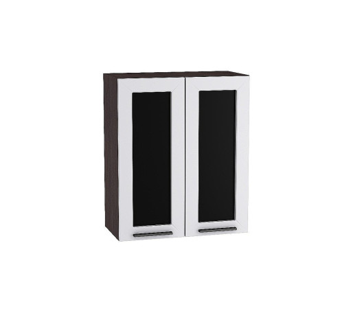 Шкаф верхний с 2-мя остекленными дверцами Глетчер, цвет: Гейнсборо Силк