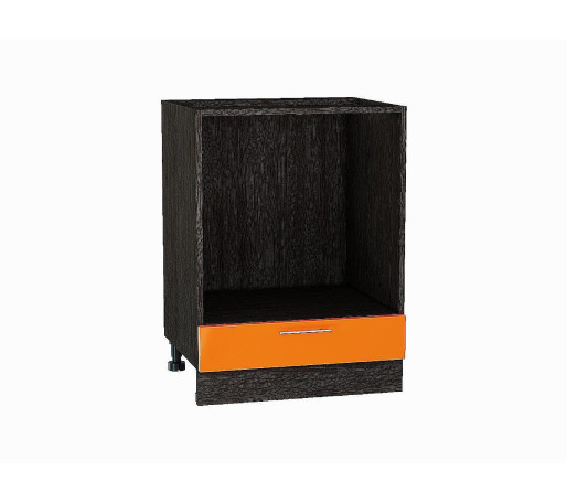 Шкаф нижний под духовку Валерия-М, цвет: Оранжевый глянец