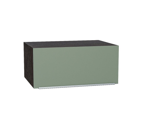 Шкаф верхний горизонтальный глубокий Фьюжн, цвет: Silky Mint