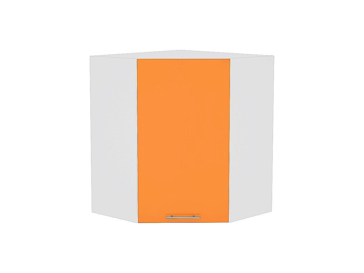 Шкаф верхний угловой Валерия-М, цвет: Оранжевый глянец Шкаф верхний угловой Валерия-М, цвет: Оранжевый глянец