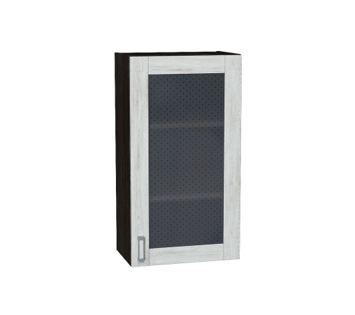 Шкаф верхний с 1-ой остекленной дверцей Лофт, цвет: Nordic Oak