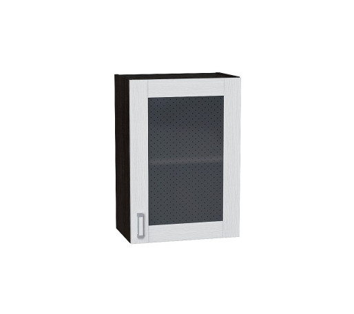 Шкаф верхний с 1-ой остекленной дверцей Лофт, цвет: Snow Veralinga