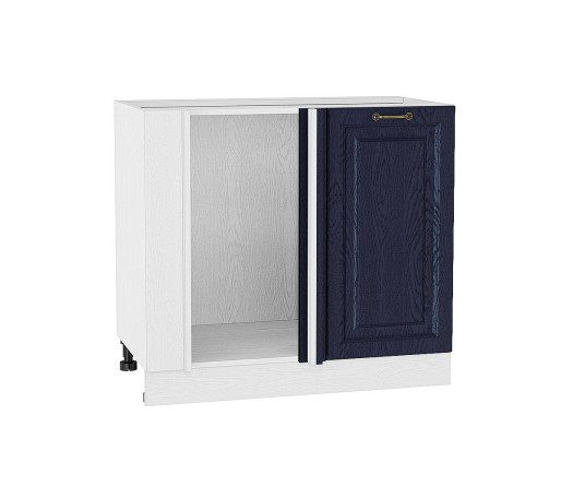 Шкаф нижний угловой Ницца, цвет: Дуб синий