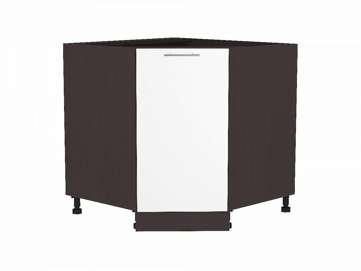 Шкаф нижний угловой (трапеция) Валерия-М, цвет: Белый глянец Шкаф нижний угловой (трапеция) Валерия-М, цвет: Белый глянец