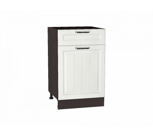 Шкаф нижний с 1-ой дверцей и ящиком Прага, цвет: Белое дерево