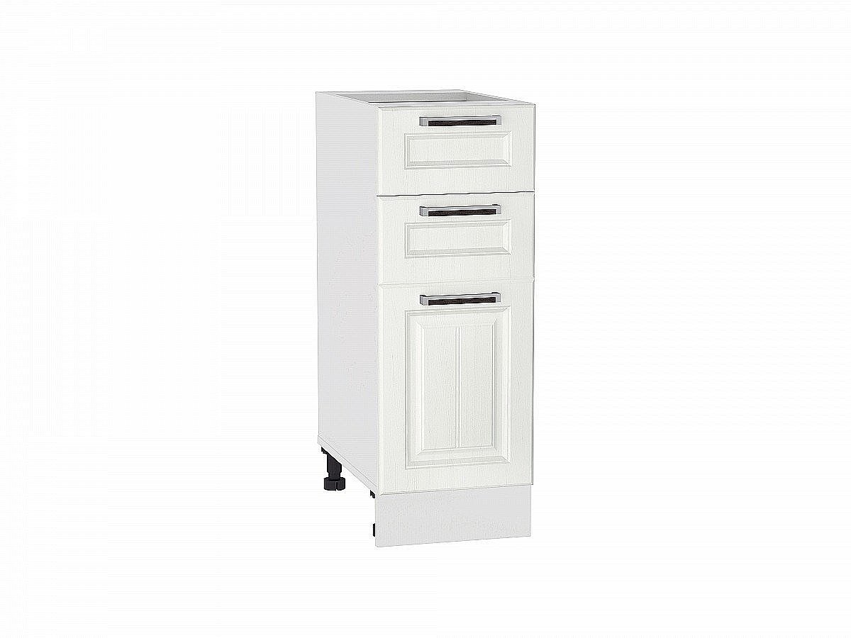 Шкаф нижний с 3-мя ящиками Прага, цвет: Белое дерево Шкаф нижний с 3-мя ящиками Прага, цвет: Белое дерево