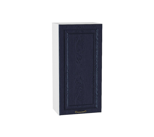 Шкаф верхний с 1-ой дверцей Ницца, цвет: Дуб синий