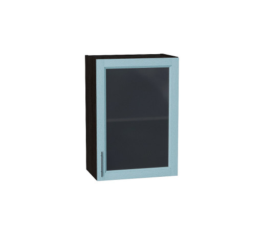 Шкаф верхний с 1-ой остекленной дверцей Сканди, цвет: Sky Wood