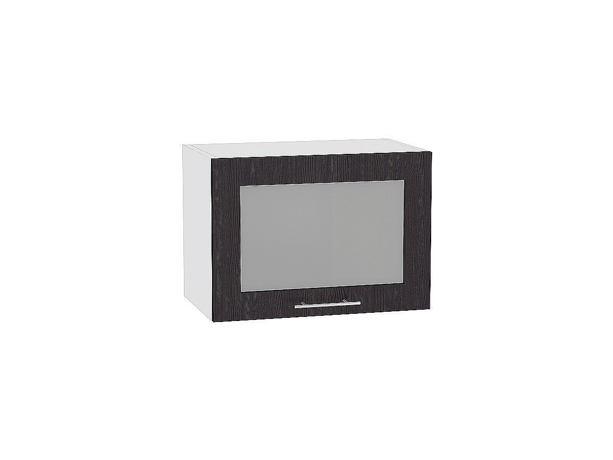 Шкаф верхний горизонтальный остекленный глубокий Валерия-М, цвет: Венге Шкаф верхний горизонтальный остекленный глубокий Валерия-М, цвет: Венге