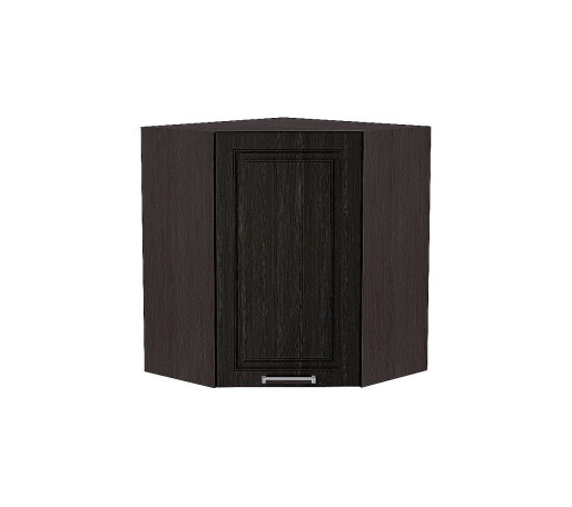 Шкаф верхний угловой Прага, цвет: Венге Премиум