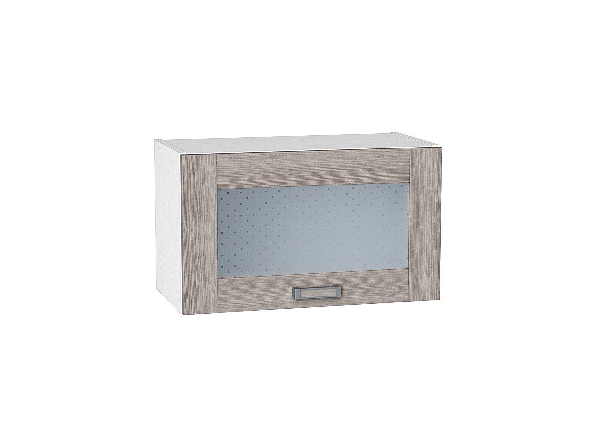 Шкаф верхний горизонтальный остекленный Лофт, цвет: Cappuccino Veralinga Шкаф верхний горизонтальный остекленный Лофт, цвет: Cappuccino Veralinga